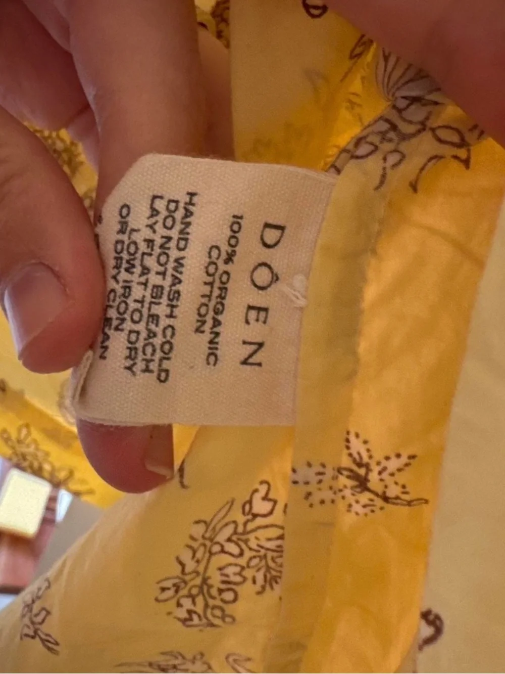 Doen soft yellow